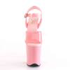 Pleaser - FLAMINGO808N Sandale à bride à la cheville, Pole dance chaussures - Chaussures de pole dance - Rose Product image